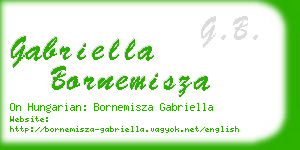 gabriella bornemisza business card